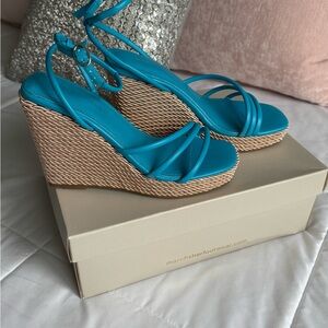 NIB Marc Fisher Wedge Sandals